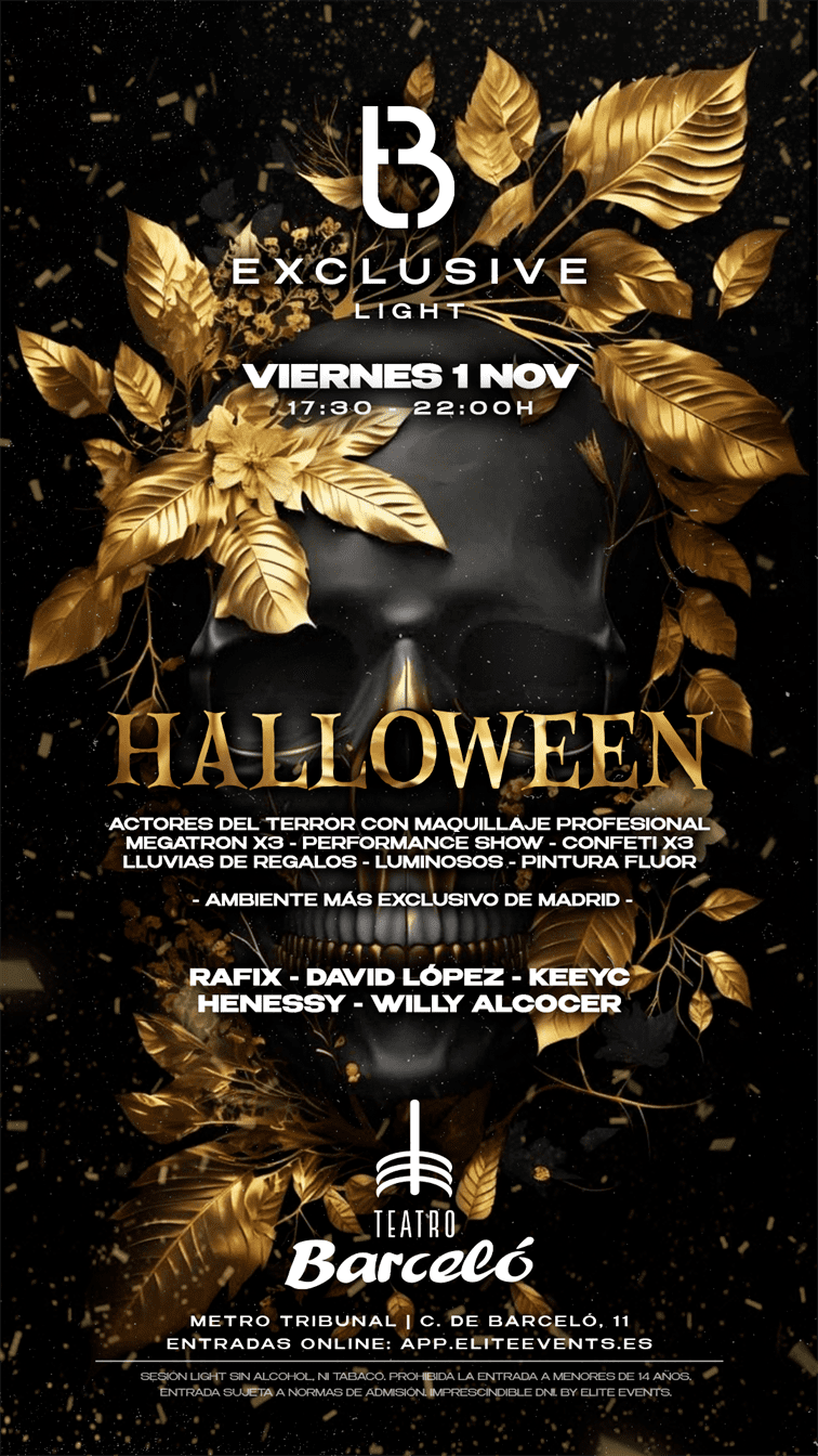 HALLOWEEN EN TEATRO BARCELÓ Madness Light 